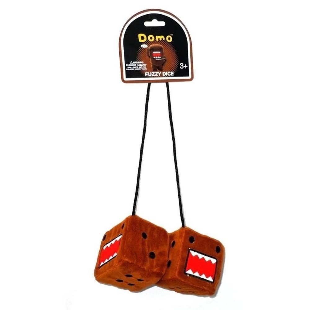 VIRAL rare HTF Domo fuzzy dice y2k